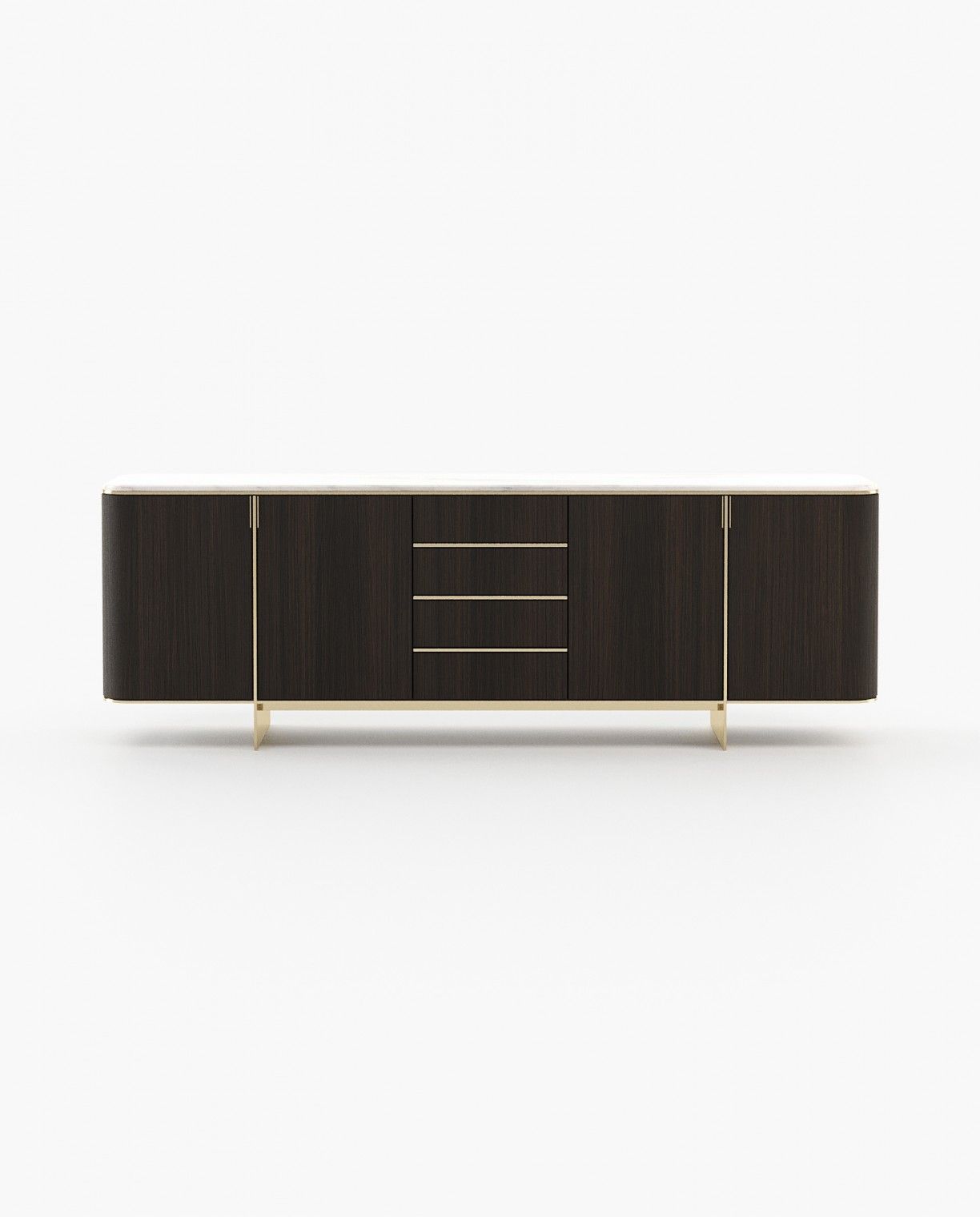 Laskasas DEAN Sideboard Smoked Oak Veneer Matte - Araco Interiors