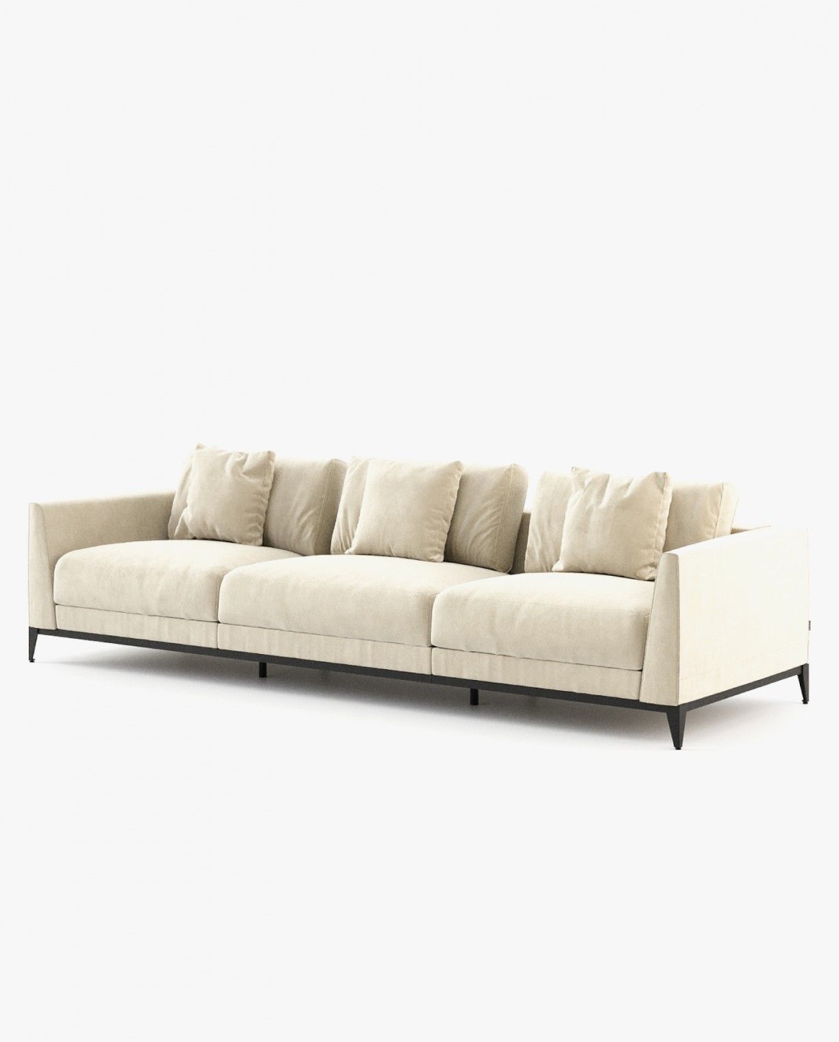 Laskasas DECKER armless module Sofa Vienna Cream - Araco Interiors