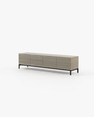 Laskasas DENER Media Unit Aged Oak Veneer Matte - Araco Interiors