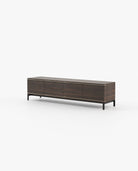 Laskasas DENER Media Unit Smoked Eucalyptus Veneer Matte - Araco Interiors