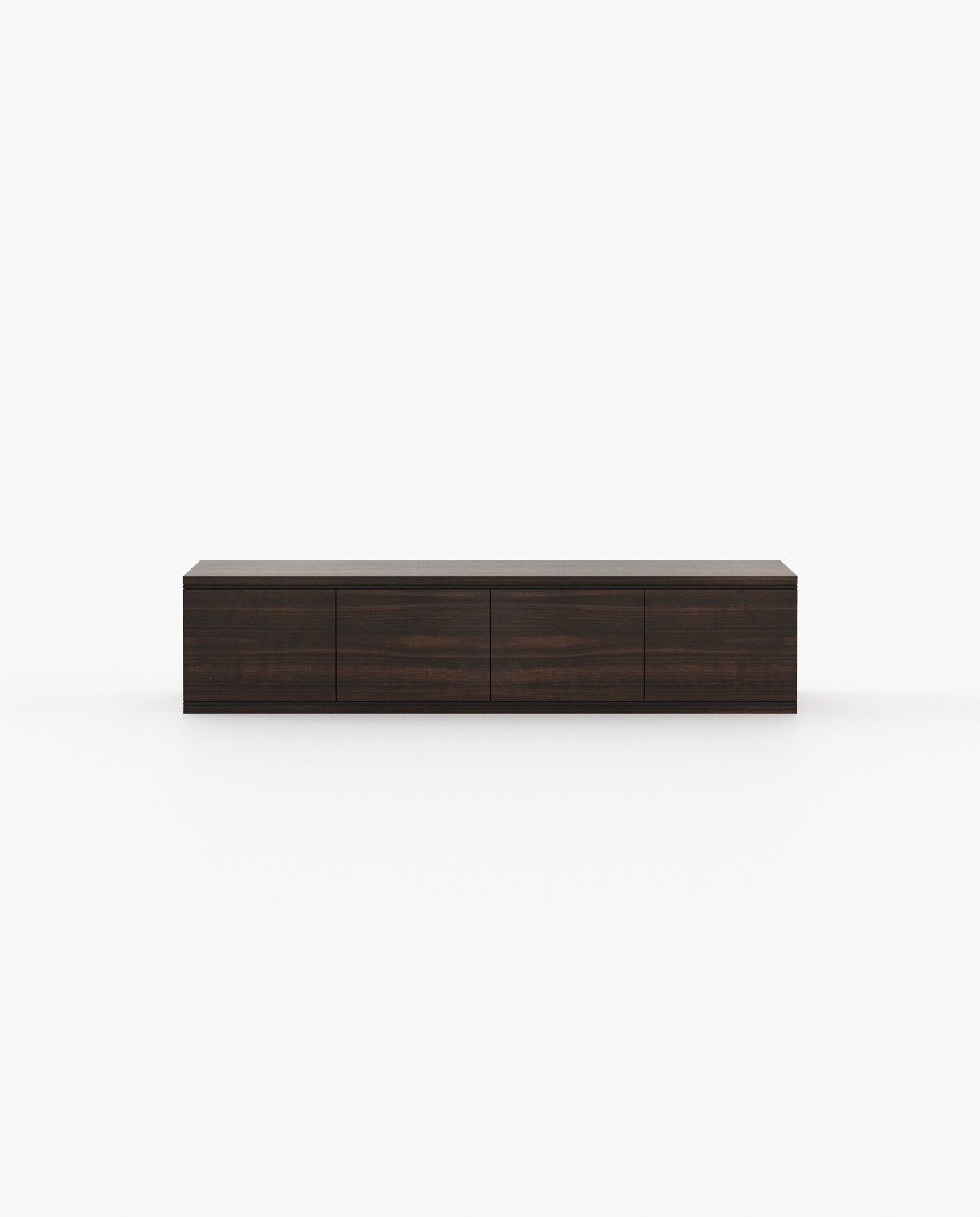 Laskasas DUANE Media Unit Smoked Eucalyptus Veneer Matte - Araco Interiors