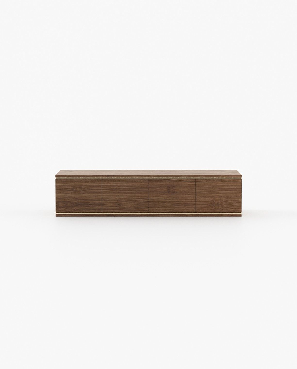 Laskasas DUANE Media Unit Walnut Veneer Matte - Araco Interiors