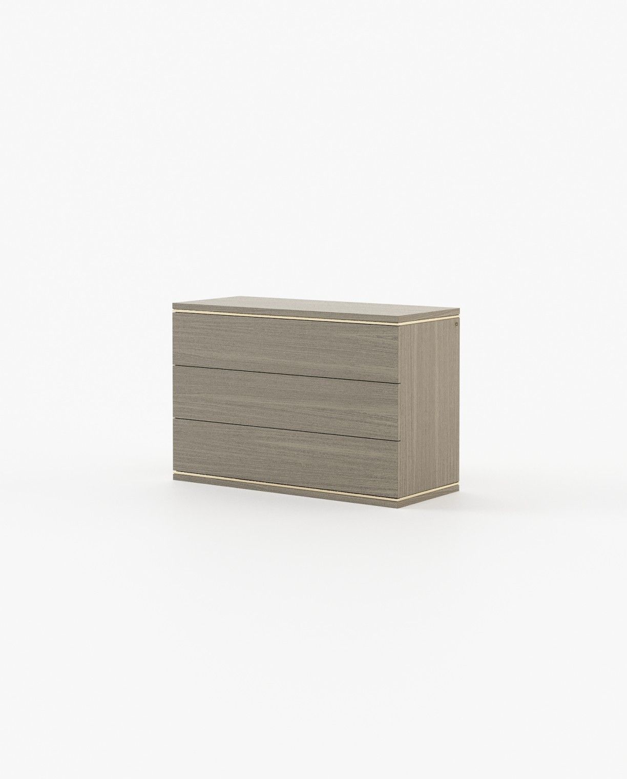 Laskasas DUANE Set of 3 Chest of Drawers Aged Oak Veneer Matte - Araco Interiors
