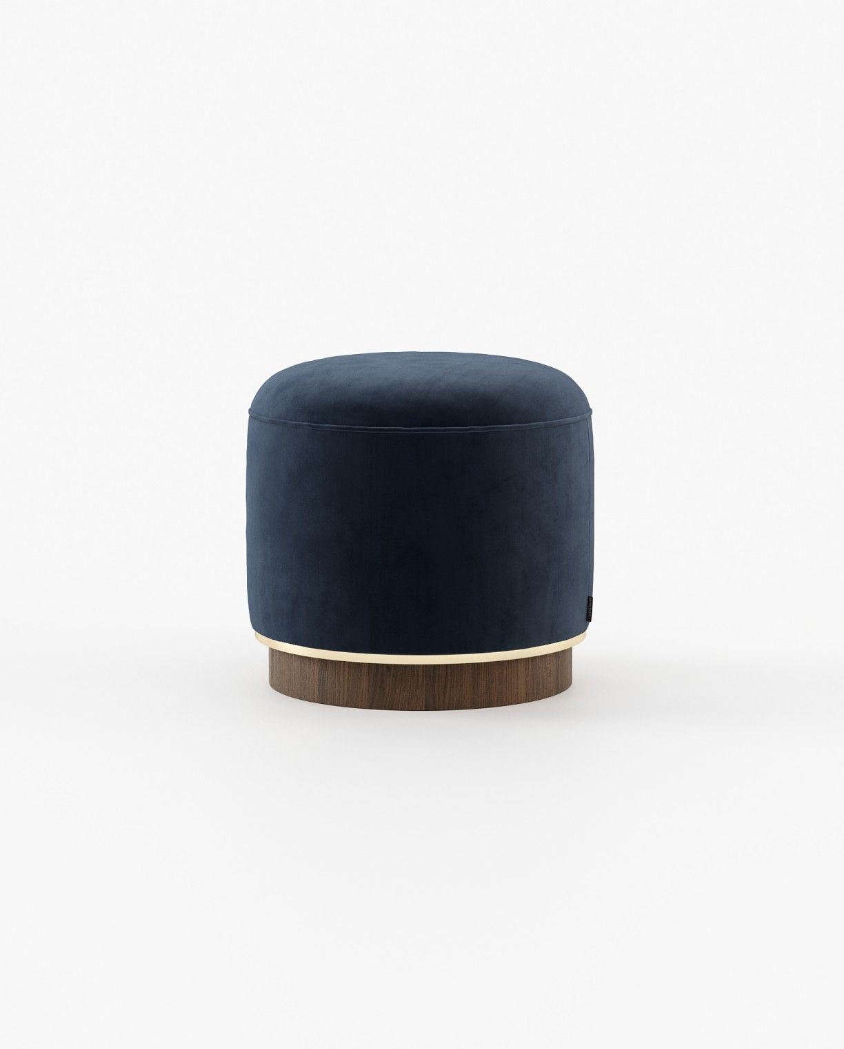 Laskasas EDDY Footstool & Pouf Vienna Deep Blue - Araco Interiors