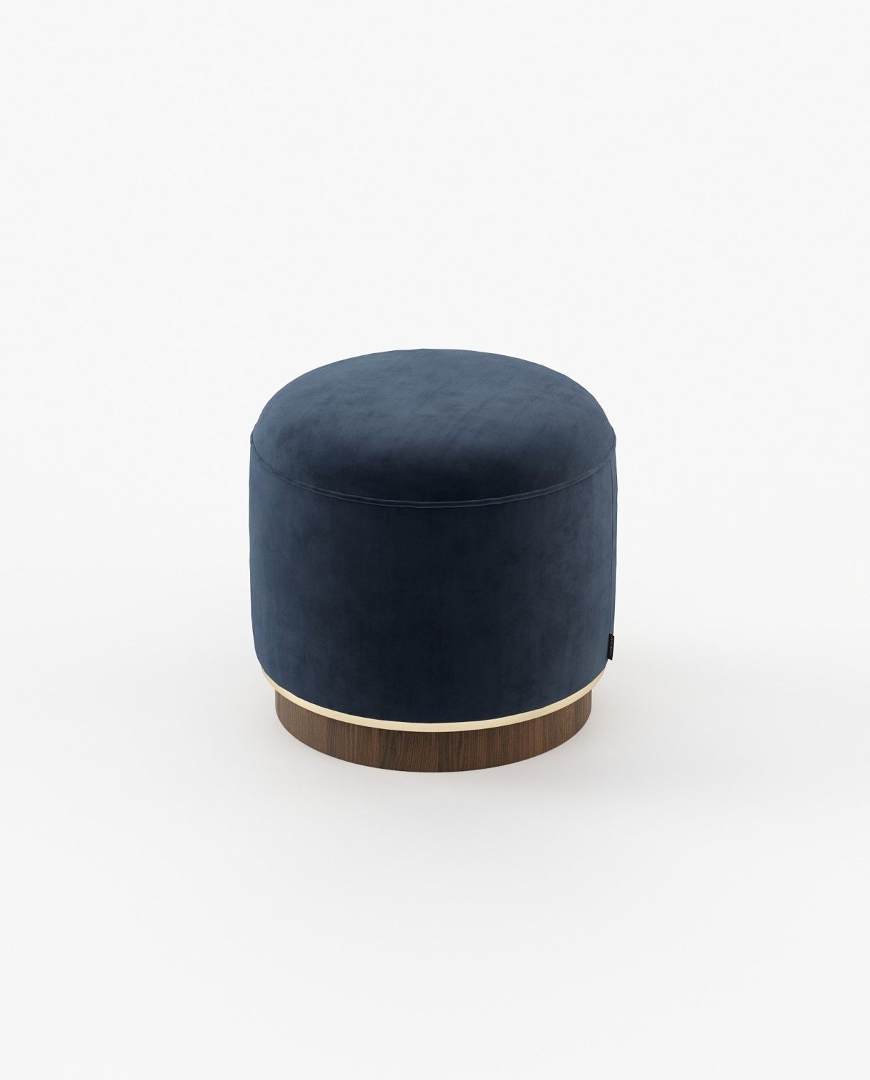 Laskasas EDDY Footstool & Pouf Vienna Deep Blue - Araco Interiors