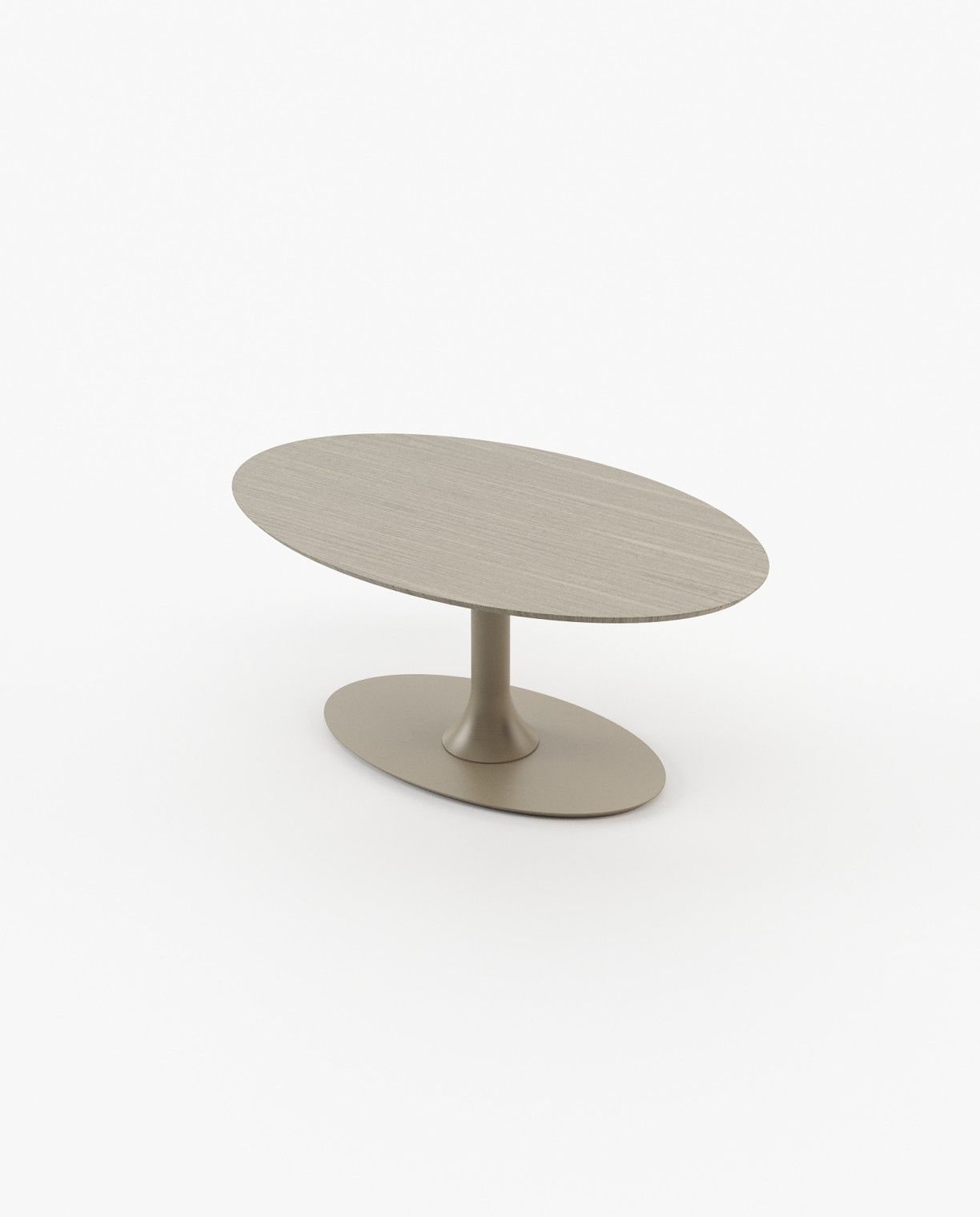 Laskasas EGG Dining & Bar Table Aged Oak Veneer Matte - Araco Interiors