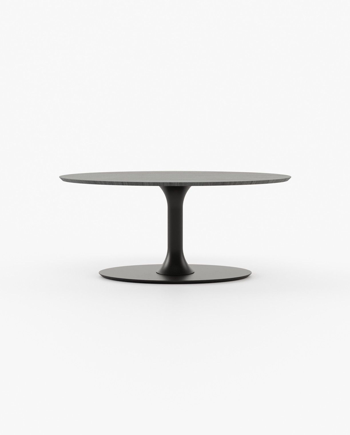 Laskasas EGG Dining & Bar Table Grey Eucalyptus Veneer Matte - Araco Interiors