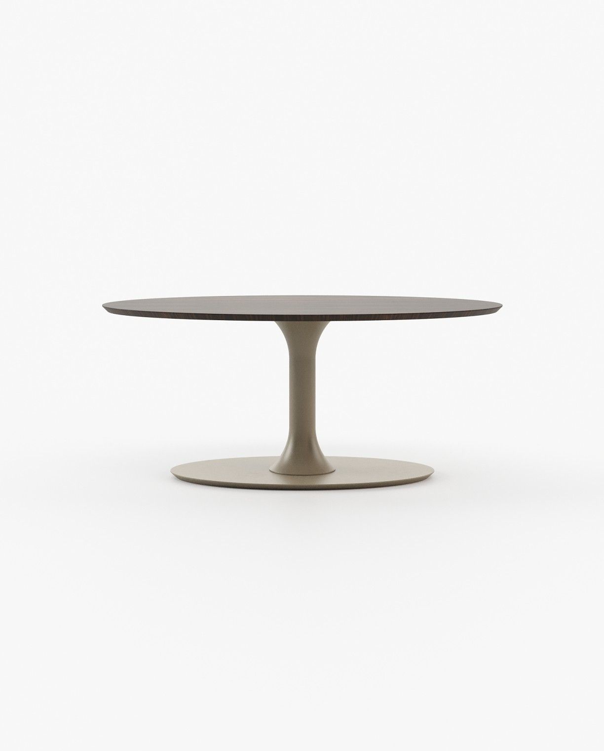 Laskasas EGG Dining & Bar Table Smoked Eucalyptus Veneer Matte - Araco Interiors