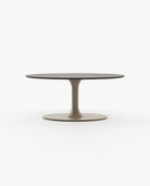Laskasas EGG Dining & Bar Table Smoked Eucalyptus Veneer Matte - Araco Interiors