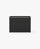 Laskasas ENDY Set of 3 Chest of Drawers Black Lacquer Matte - Araco Interiors