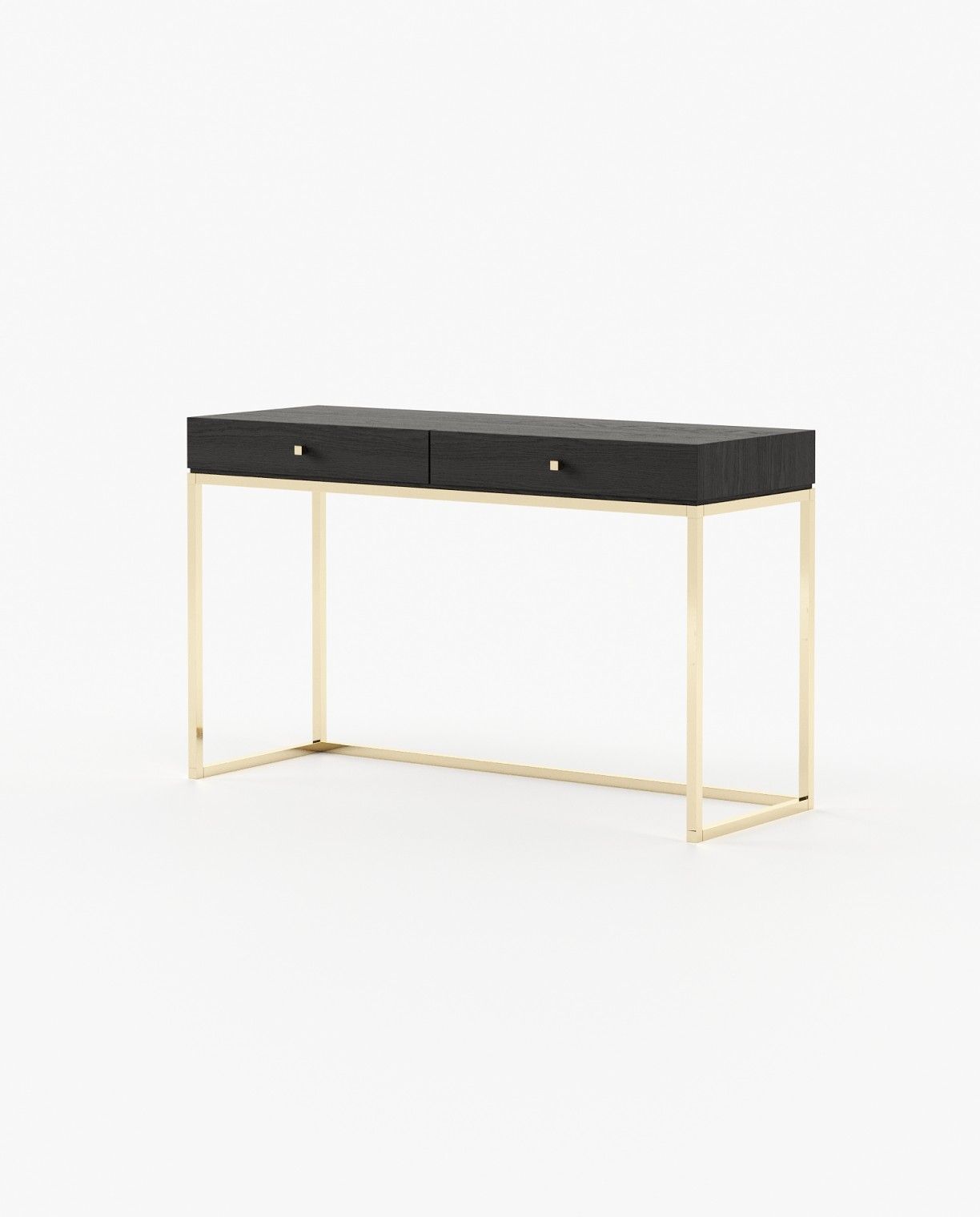 Laskasas ESTER Dressing Table Black Ash Veneer Matte - Araco Interiors