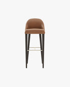 Laskasas ESTORIL Bar & Counter Stool Berlin Camel Leather - Araco Interiors