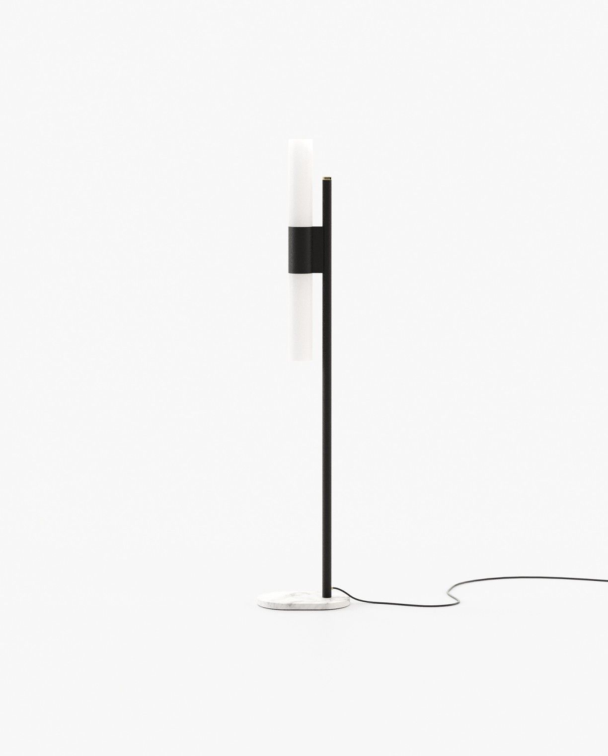 Laskasas EVANS Floor Lamp Carrara Marble - Araco Interiors