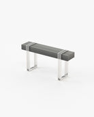 Laskasas EVELYN Console Table Grey Eucalyptus Veneer Matte - Araco Interiors