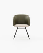 Laskasas FERRARA Dining Chair & Bench Berlin Forest Leather - Araco Interiors