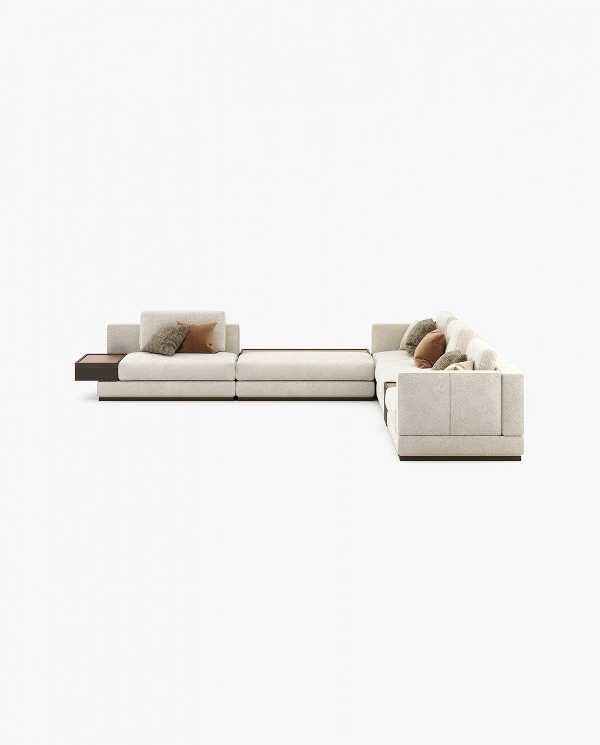 Laskasas FLETCHER armless large module Sofa Vienna Cream - Araco Interiors