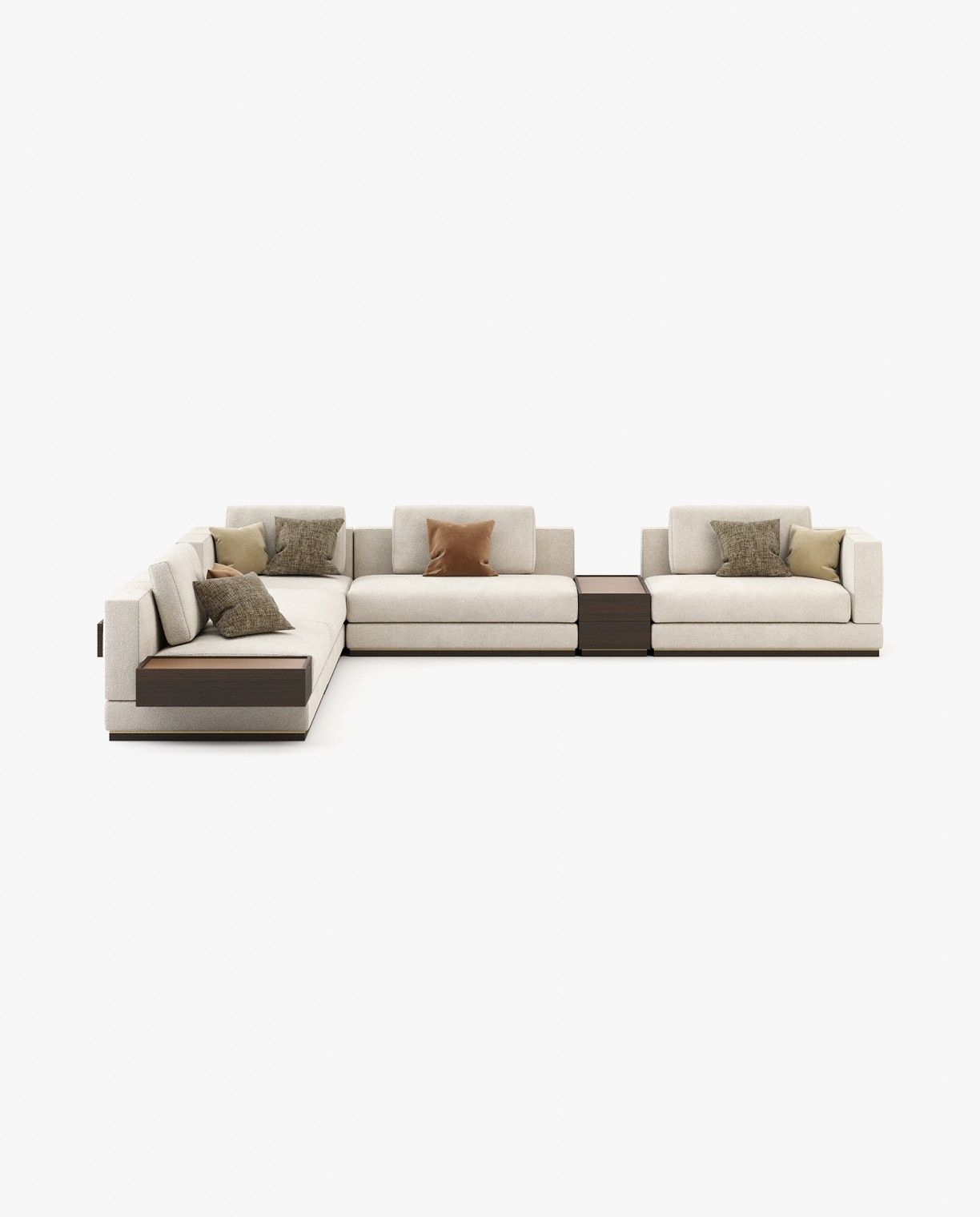 Laskasas FLETCHER armless large module Sofa Vienna Cream - Araco Interiors