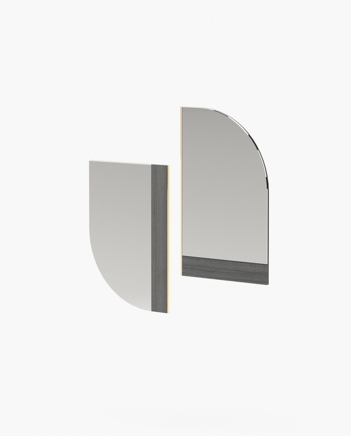 Laskasas FORTH Mirror Grey Eucalyptus Veneer Matte - Araco Interiors