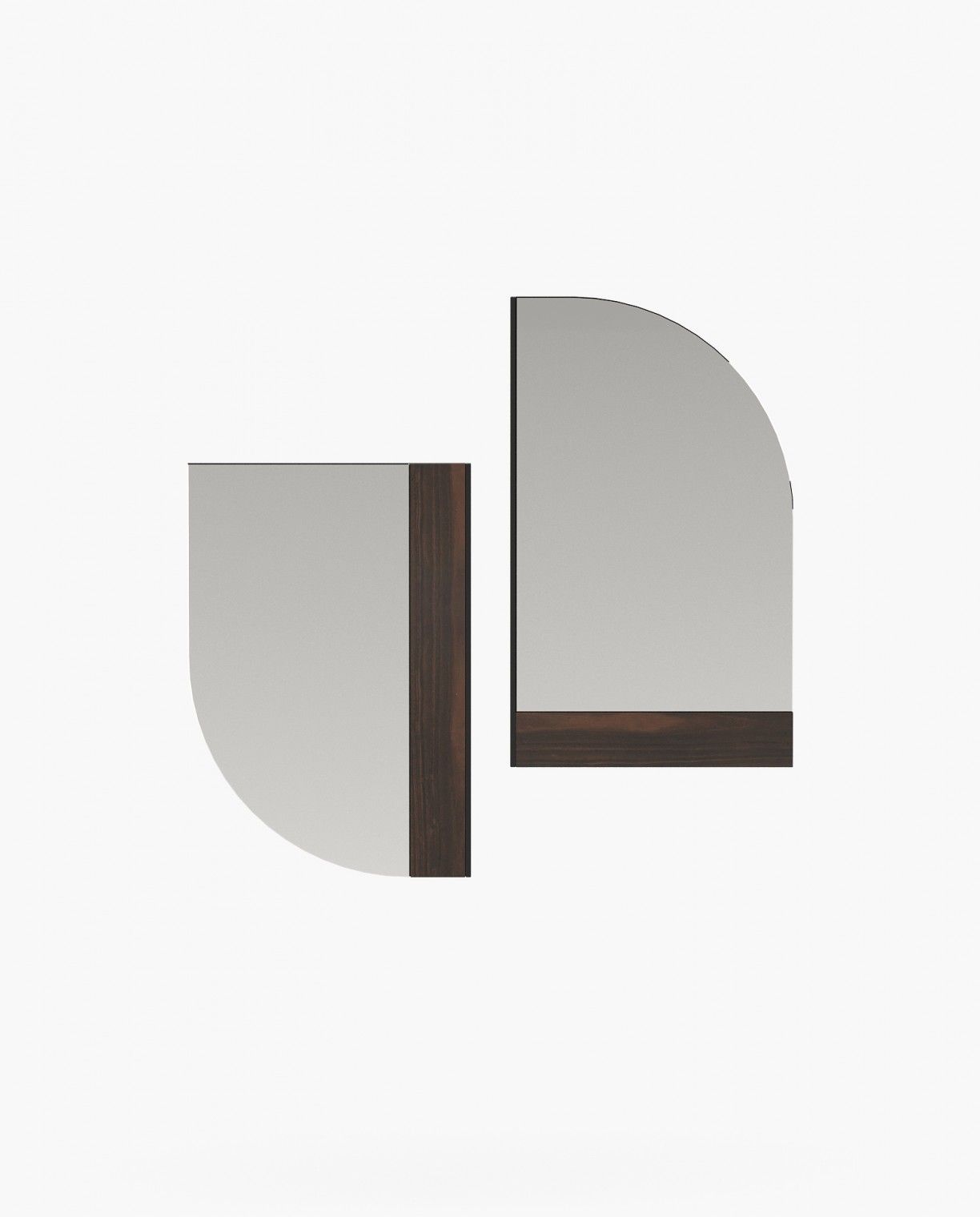 Laskasas FORTH Mirror Smoked Eucalyptus Veneer Matte - Araco Interiors