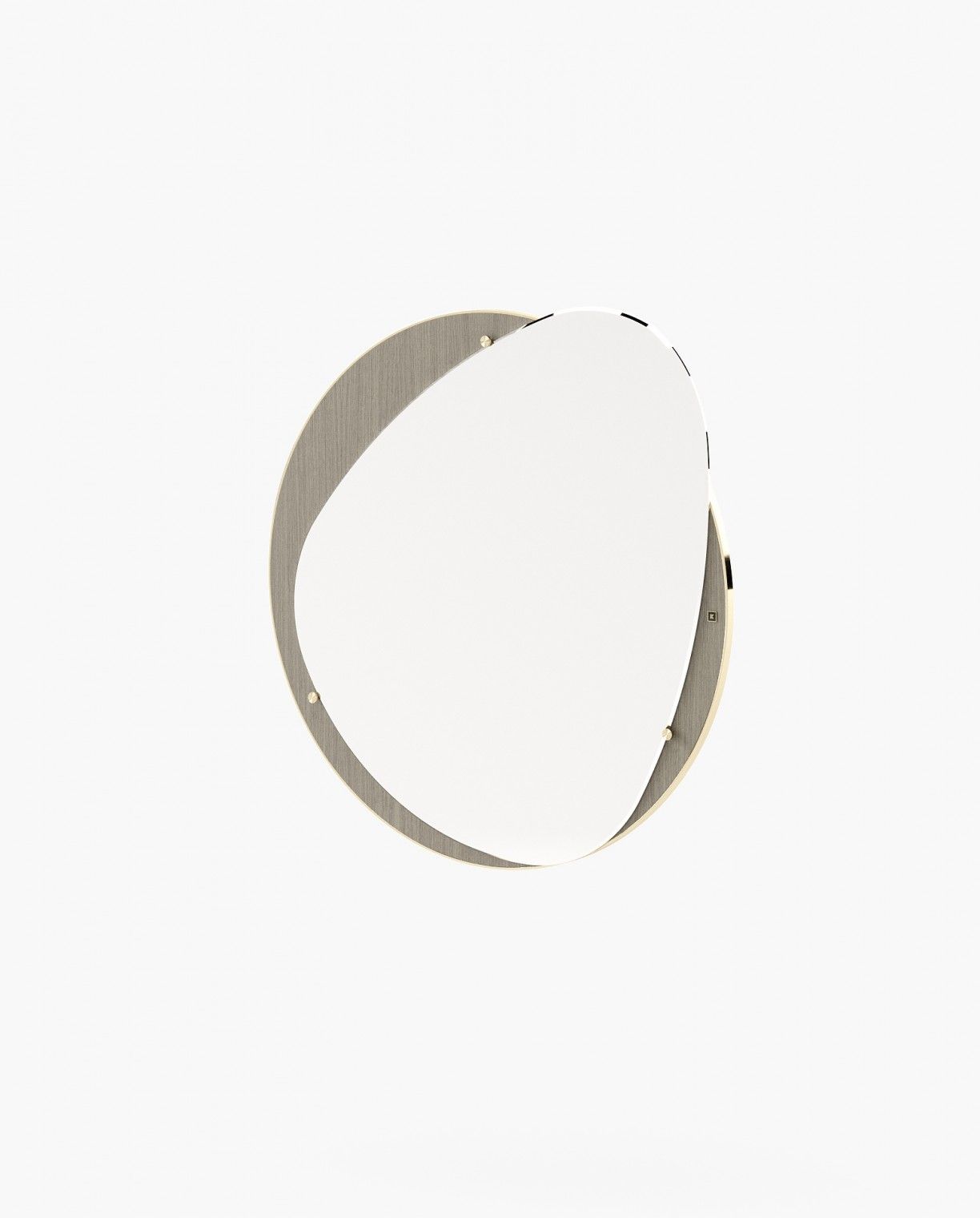 Laskasas FRANK Mirror Aged Oak Veneer Matte - Araco Interiors