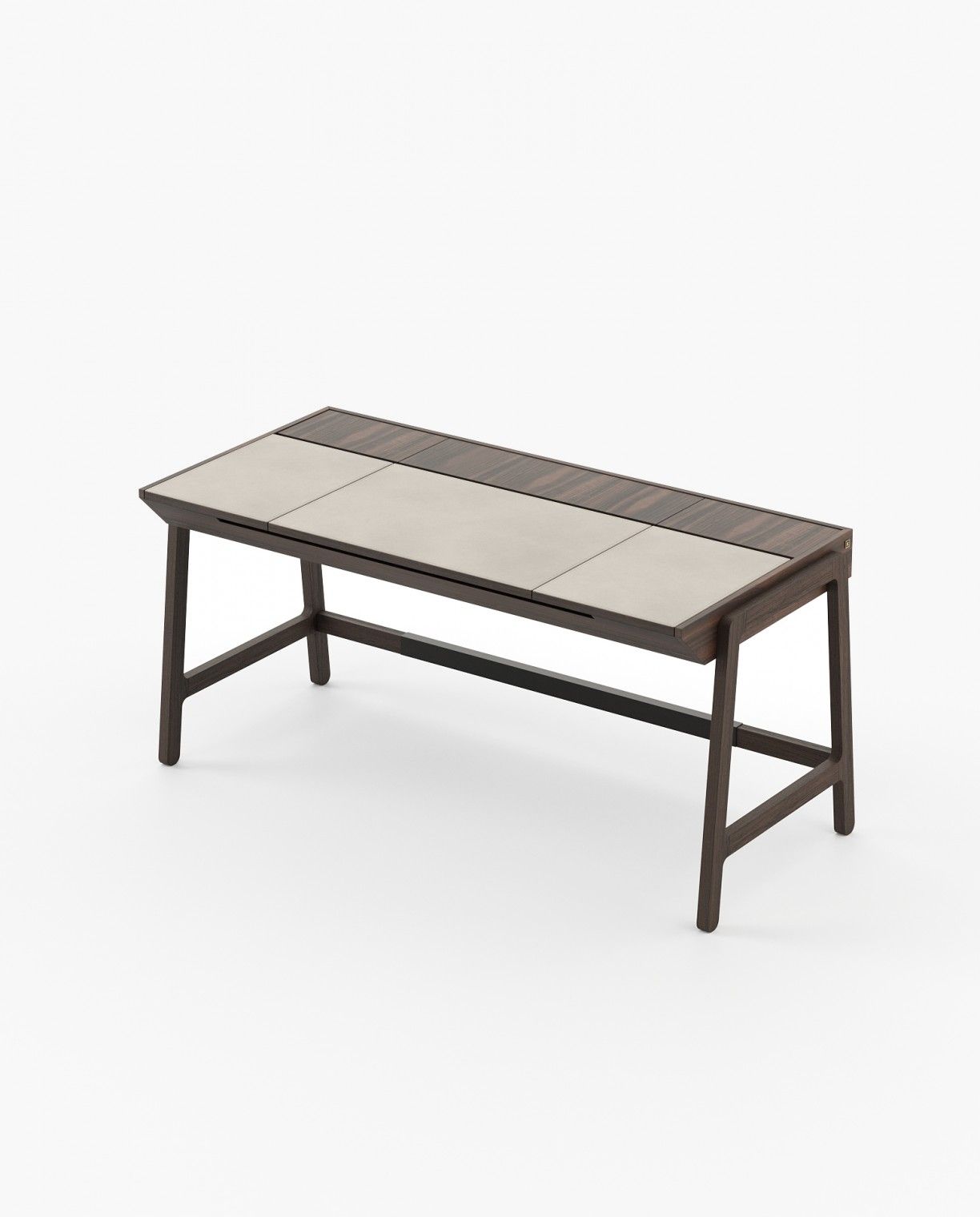 Laskasas GATSBY Desk Smoked Eucalyptus Veneer Matte - Araco Interiors