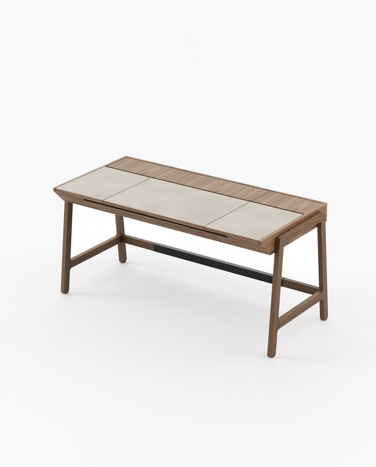Laskasas GATSBY Desk Walnut Veneer Matte - Araco Interiors