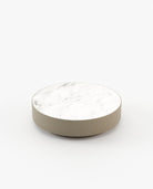 Laskasas GOLD Coffee Table Beige Grey Lacquer Matte - Araco Interiors
