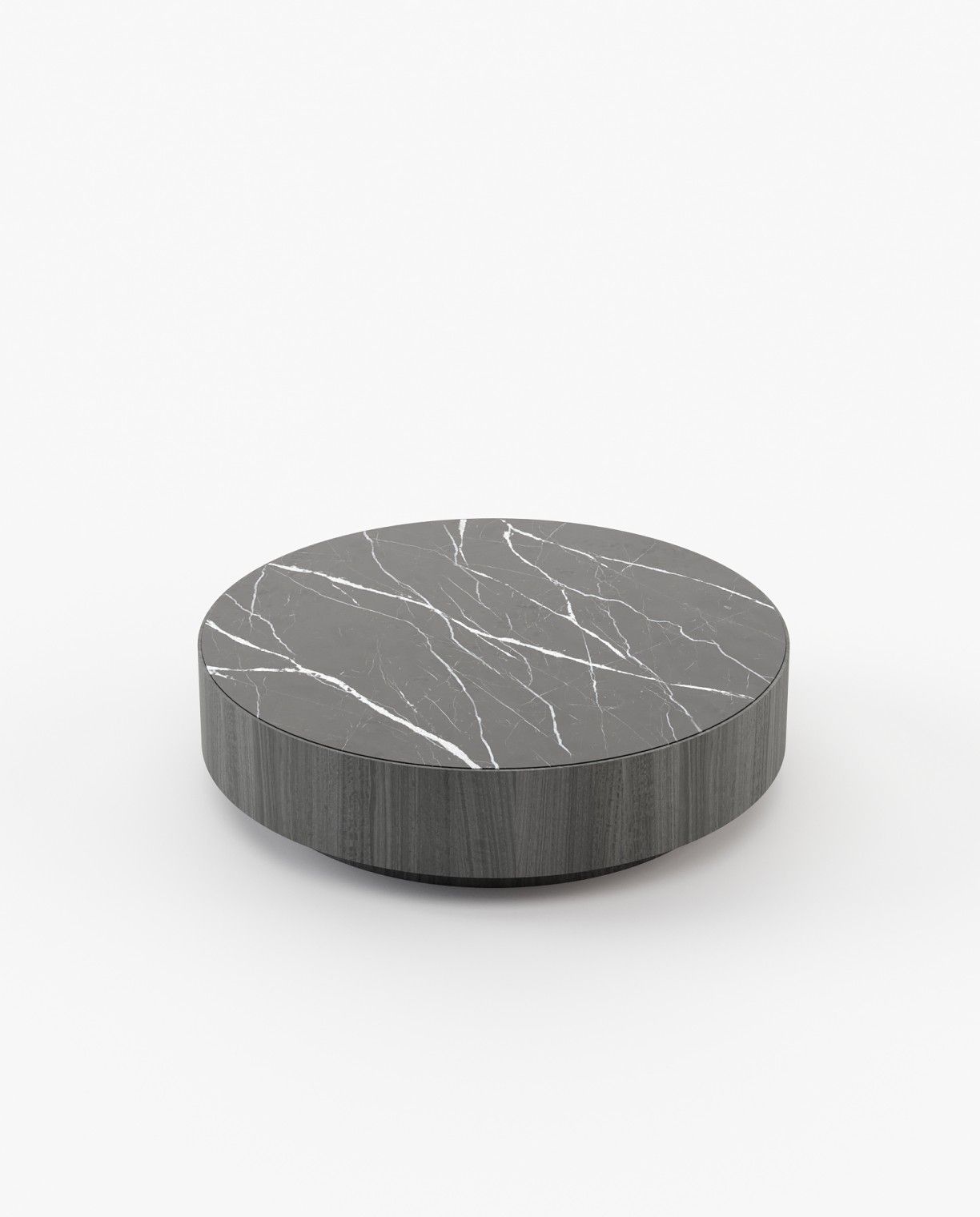Laskasas GOLD Coffee Table Grey Eucalyptus Veneer Matte - Araco Interiors