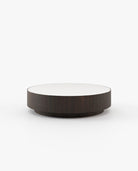 Laskasas GOLD Coffee Table Smoked Eucalyptus Veneer Matte - Araco Interiors