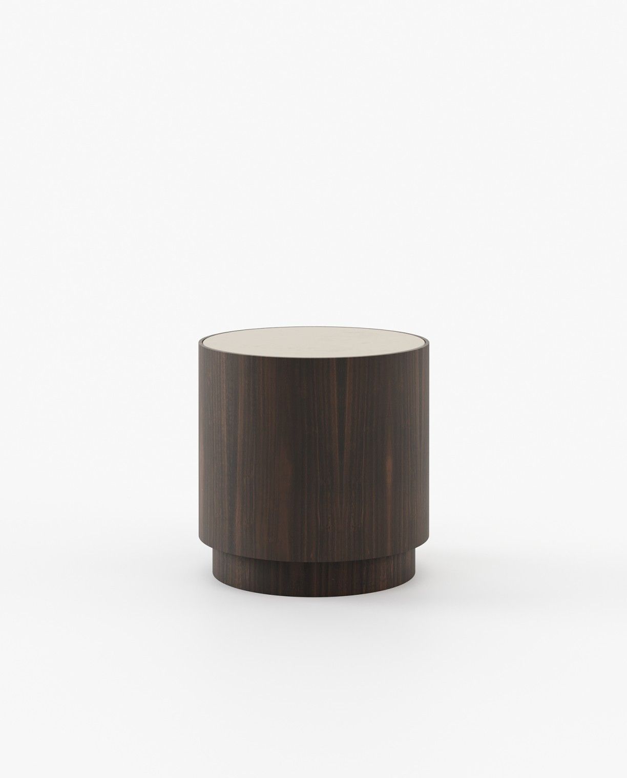 Laskasas GOLD Nest & Side Table Smoked Eucalyptus Veneer Matte - Araco Interiors