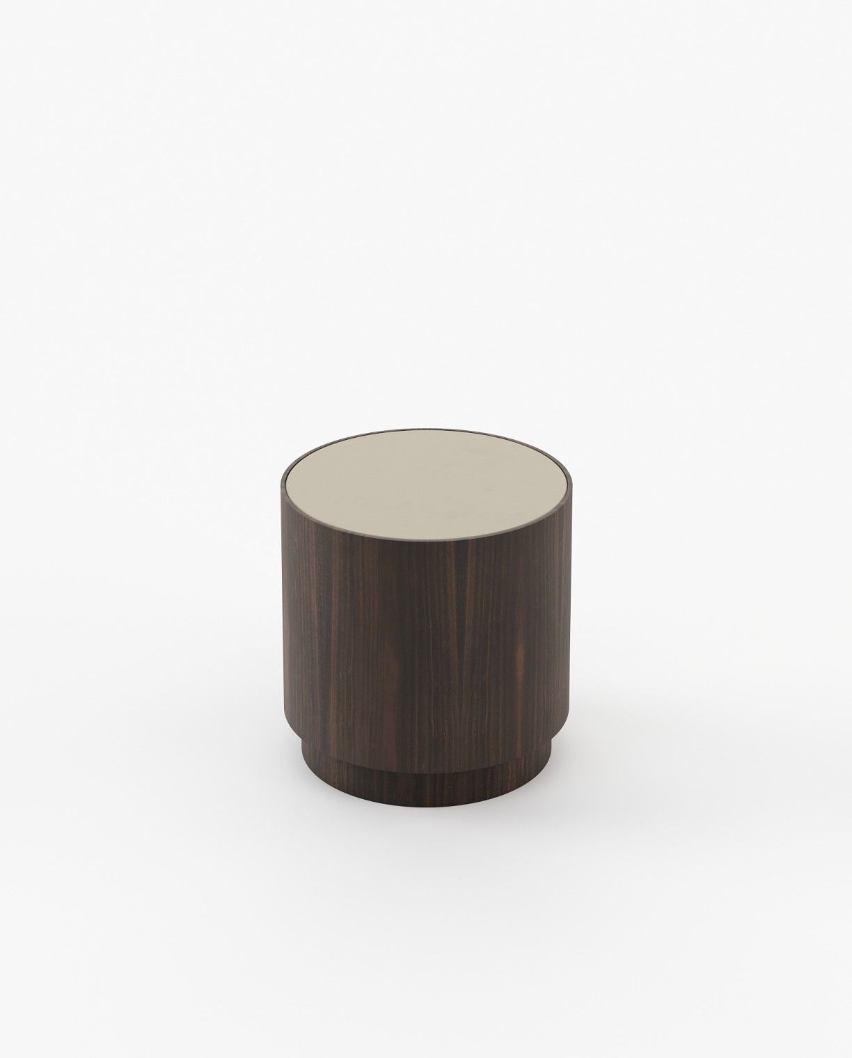 Laskasas GOLD Nest & Side Table Smoked Eucalyptus Veneer Matte - Araco Interiors