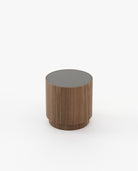 Laskasas GOLD Nest & Side Table Walnut Veneer Matte - Araco Interiors