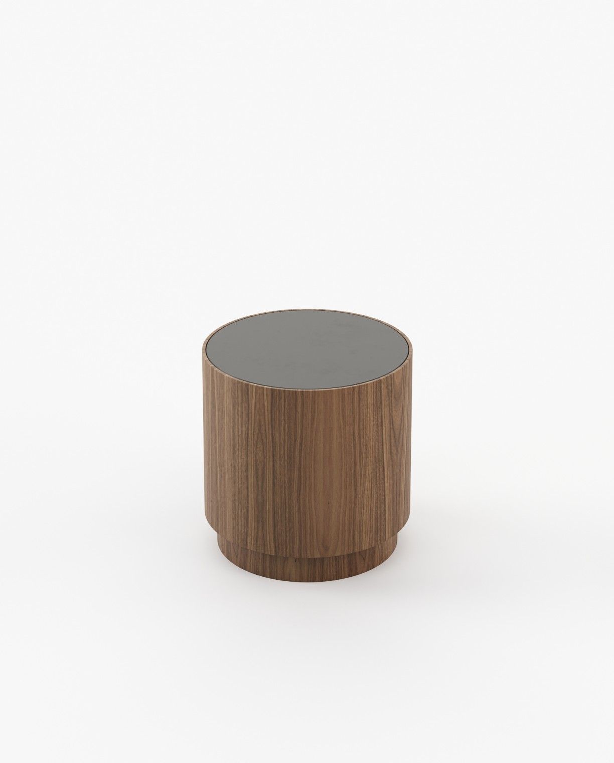 Laskasas GOLD Nest & Side Table Walnut Veneer Matte - Araco Interiors