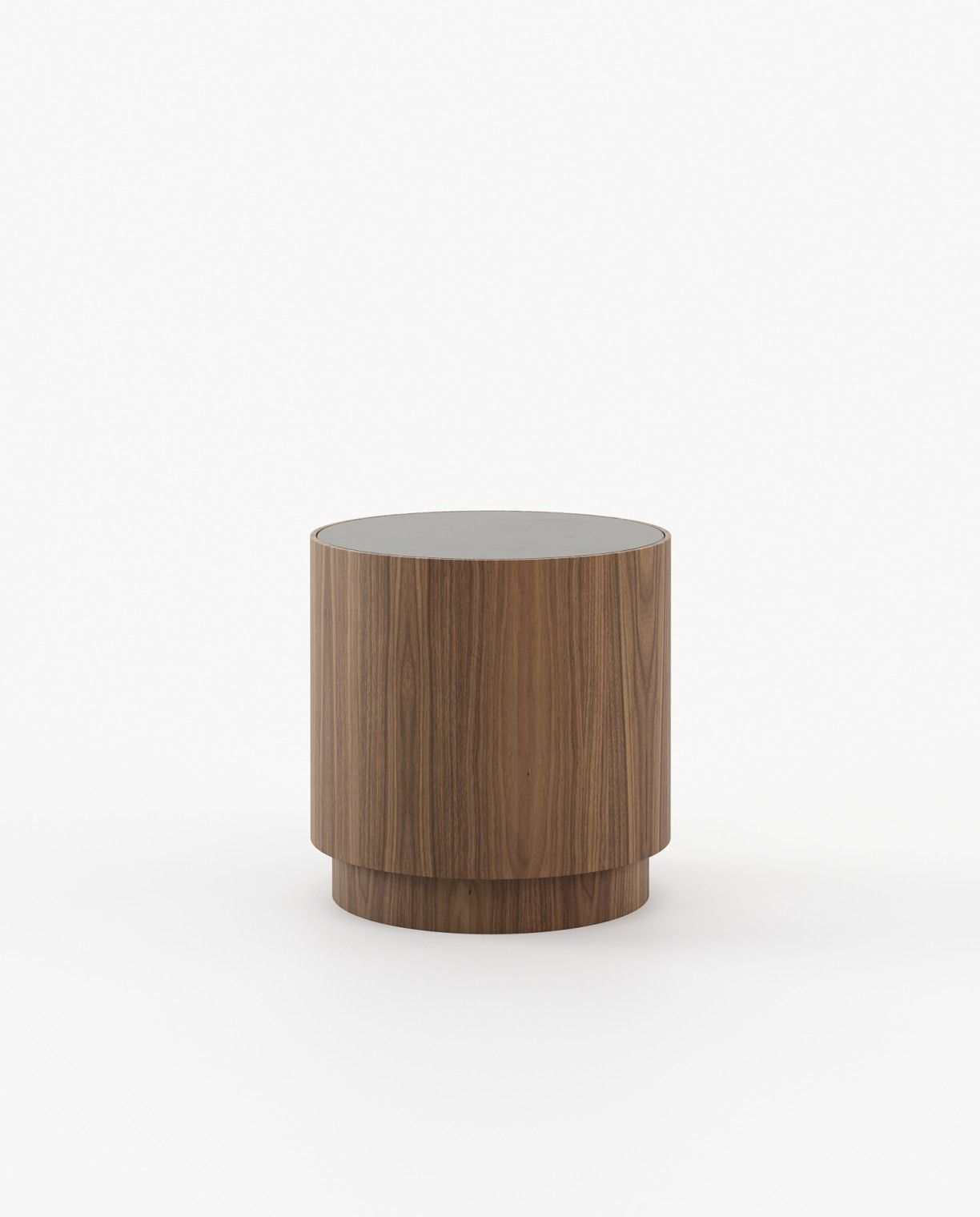 Laskasas GOLD Nest & Side Table Walnut Veneer Matte - Araco Interiors