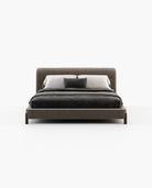 Laskasas GRAY Bed & Headboard Vienna Khaki - Araco Interiors