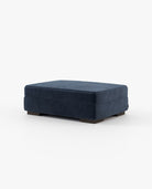 Laskasas GREY Footstool & Pouf Vienna Deep Blue - Araco Interiors