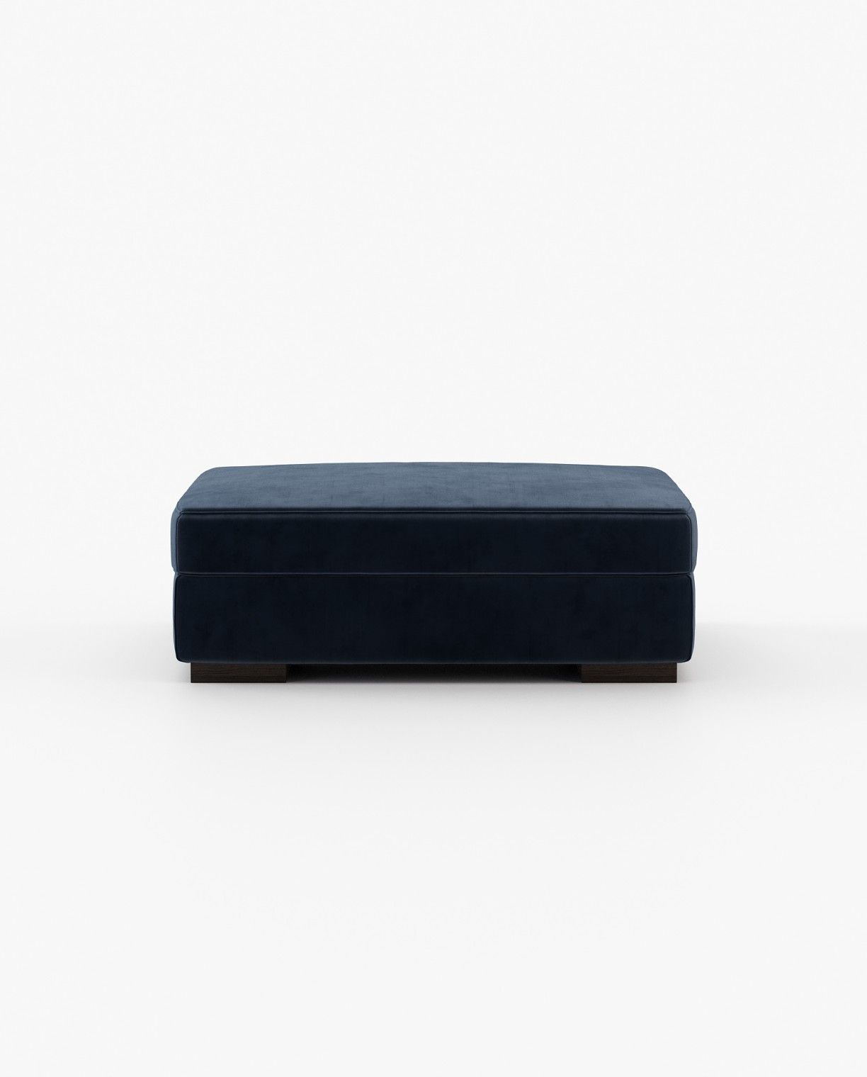 Laskasas GREY Footstool & Pouf Vienna Deep Blue - Araco Interiors