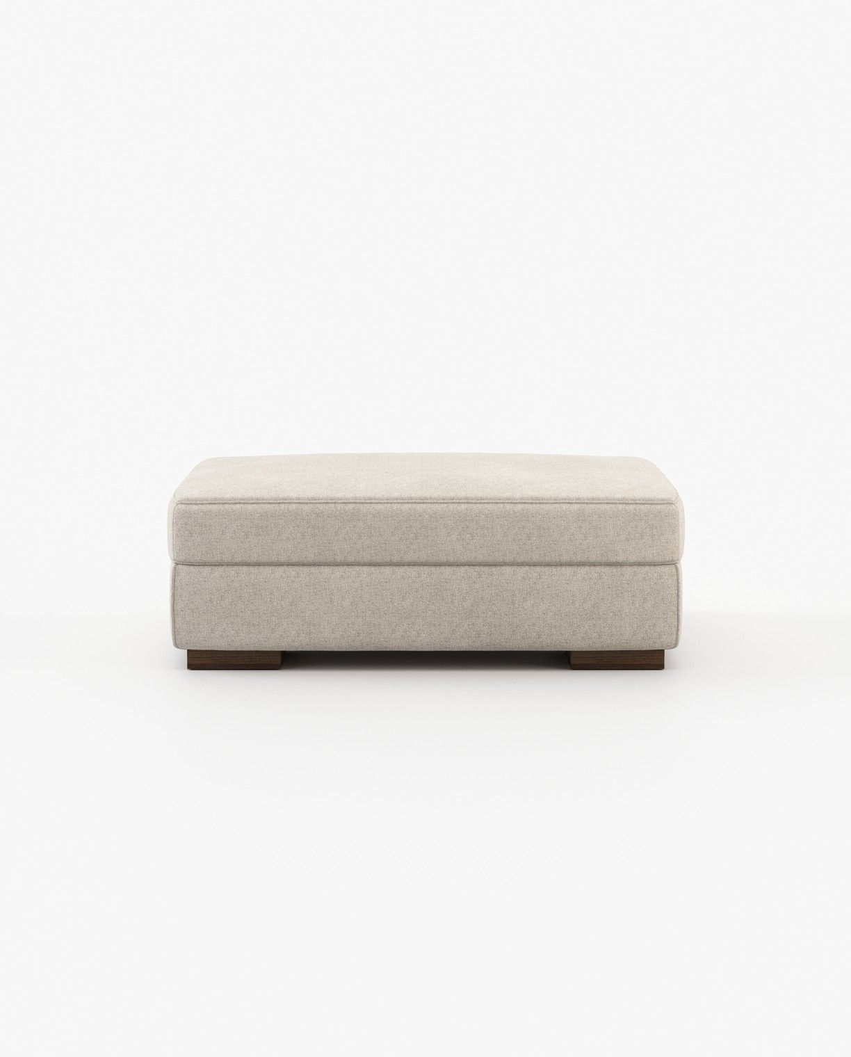 Laskasas GREY Footstool & Pouf Xangai Sand - Araco Interiors