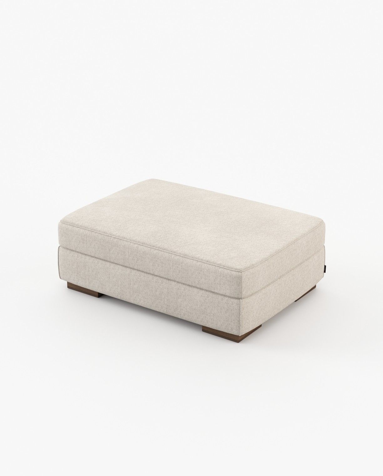 Laskasas GREY Footstool & Pouf Xangai Sand - Araco Interiors