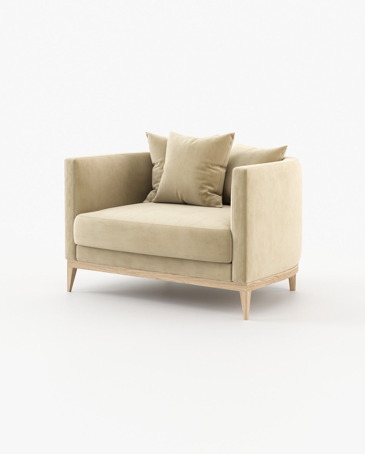 Laskasas HAROLD Armchair Vienna Beige - Araco Interiors