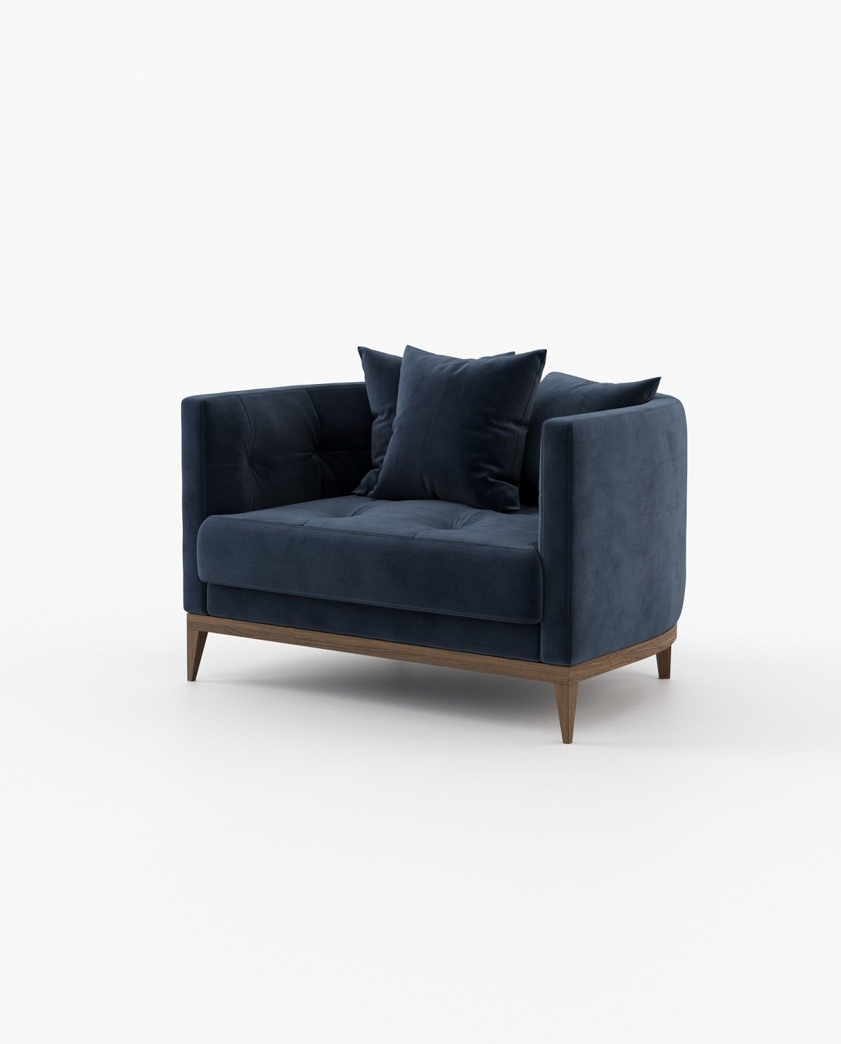 Laskasas HAROLD Armchair Vienna Deep Blue - Araco Interiors
