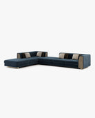 Laskasas HARRY left seat module Sofa Vienna Deep Blue - Araco Interiors