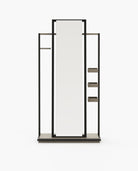 Laskasas HERBERT Mirror Aged Oak Veneer Matte - Araco Interiors
