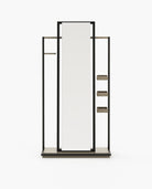 Laskasas HERBERT Mirror Beige Grey Lacquer Matte - Araco Interiors