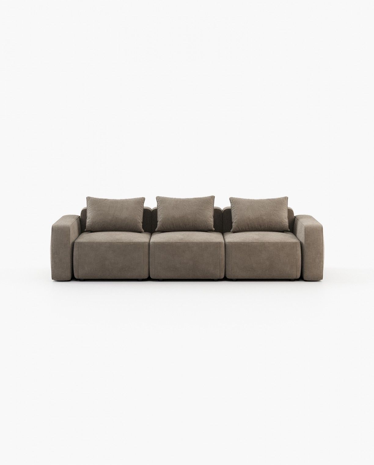 Laskasas HIDRA pouf module Sofa Xangai Taupe - Araco Interiors