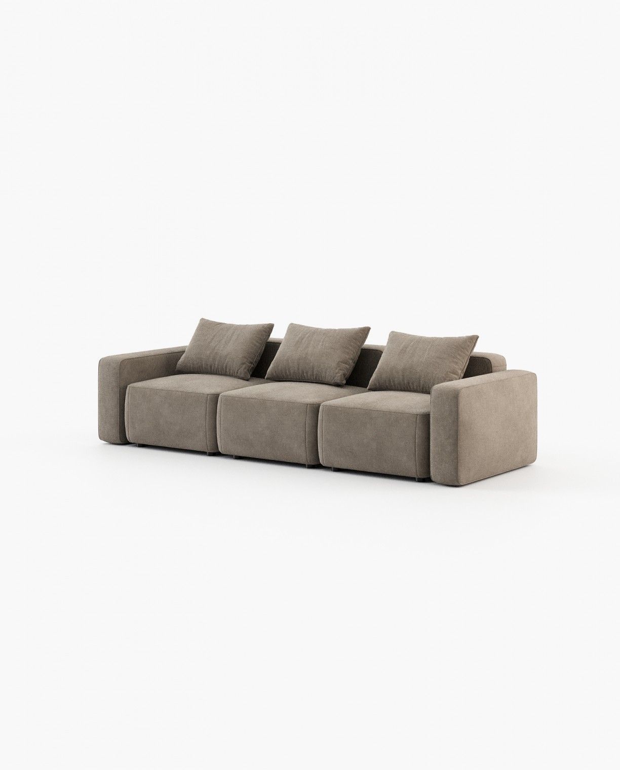 Laskasas HIDRA pouf module Sofa Xangai Taupe - Araco Interiors