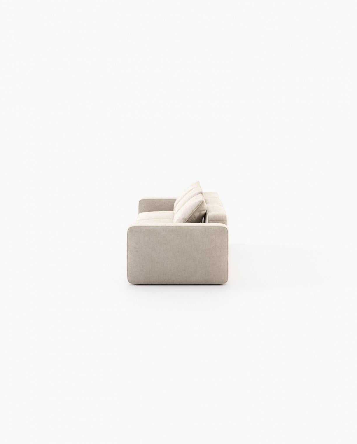 Laskasas HIDRA right chaiselongue module Sofa Xangai White - Araco Interiors