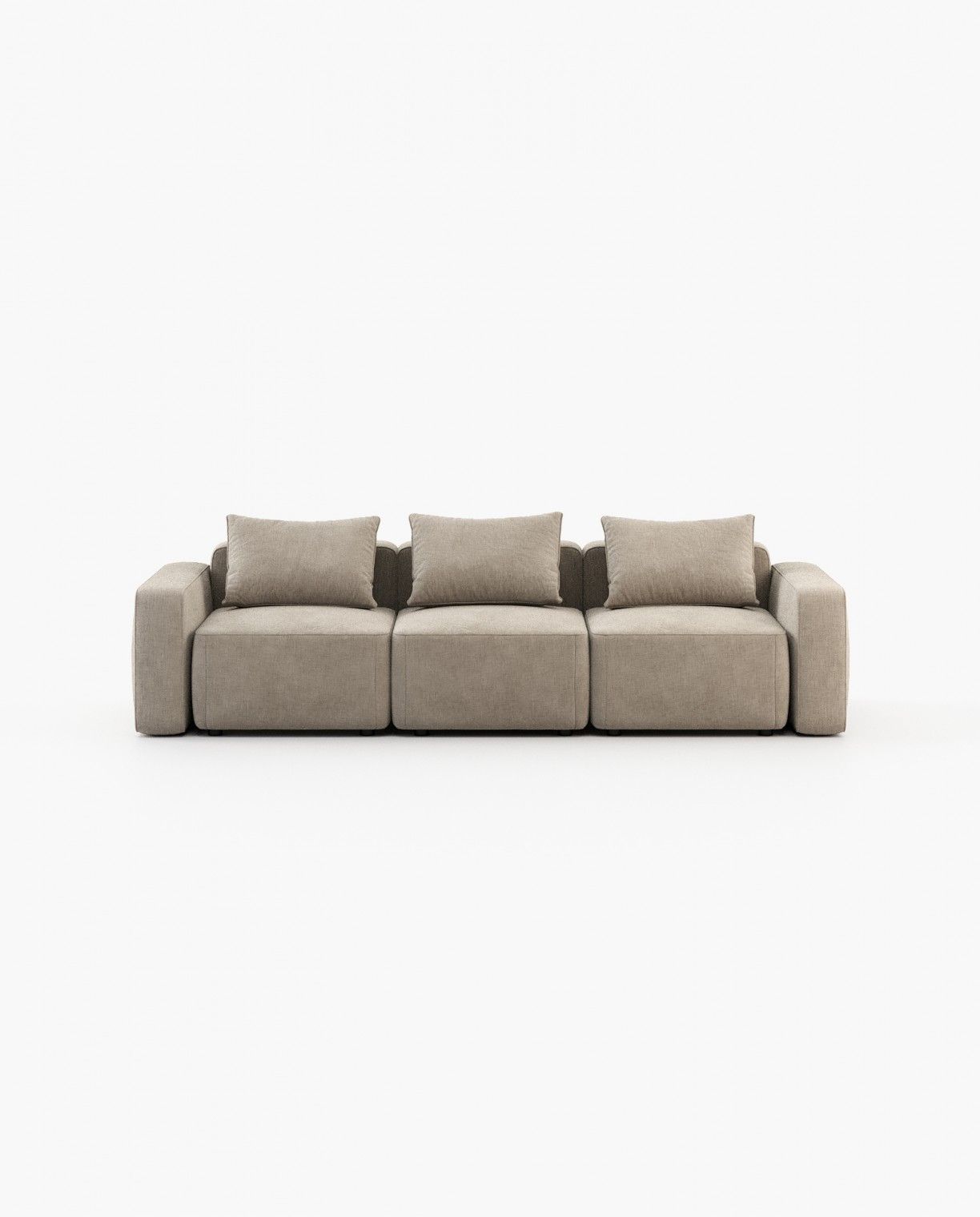 Laskasas HIDRA right corner module Sofa Xangai Sand - Araco Interiors