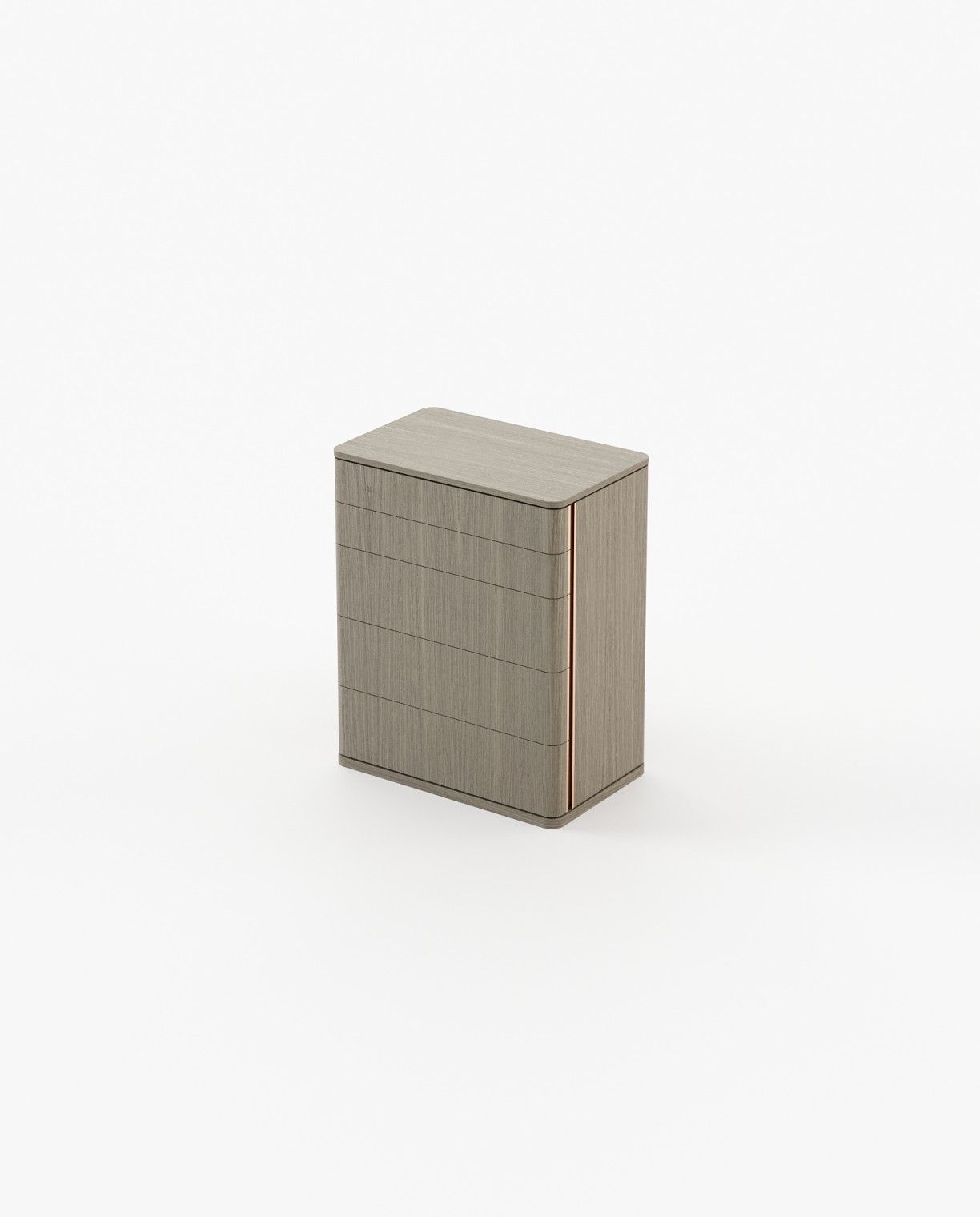 Laskasas HILARY Tallboy Chest of Drawers Aged Oak Veneer Matte - Araco Interiors