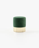 Laskasas ISAAC Footstool & Pouf Vienna Green - Araco Interiors